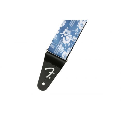 Гитарный ремень FENDER STRAP 2" HAWAIIAN STRAPS BLUE FLORAL